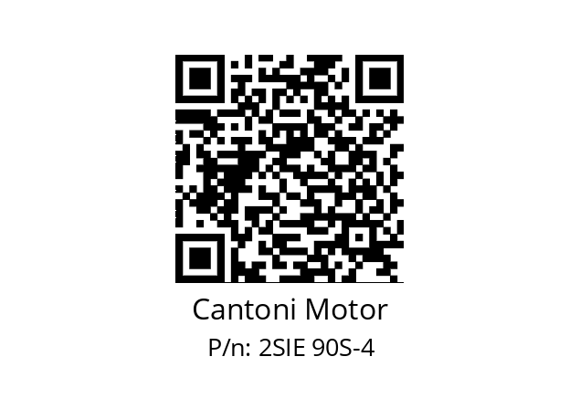   Cantoni Motor 2SIE 90S-4