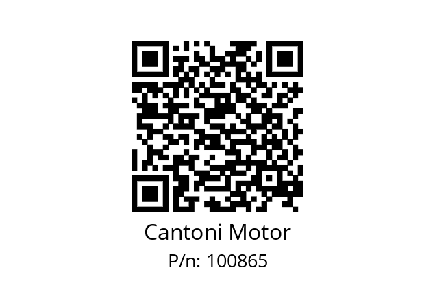   Cantoni Motor 100865