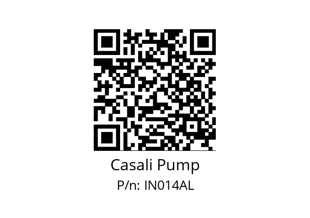   Casali Pump IN014AL