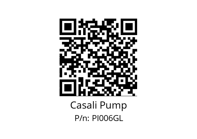   Casali Pump PI006GL