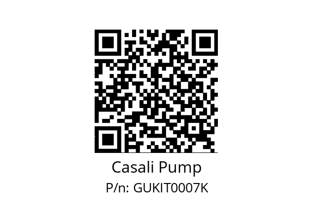   Casali Pump GUKIT0007K