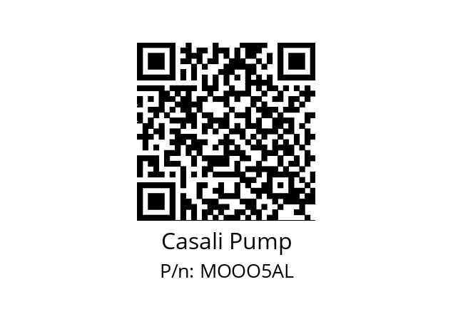   Casali Pump MOOO5AL