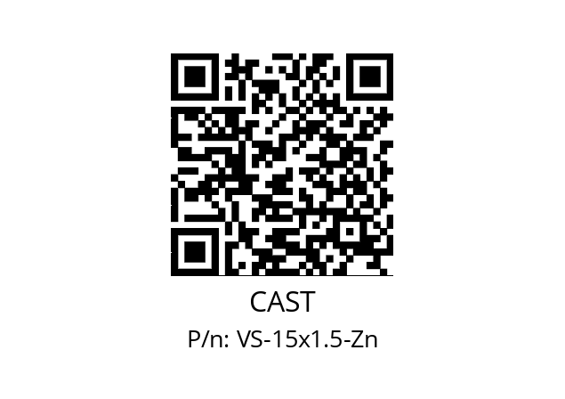   CAST VS-15х1.5-Zn