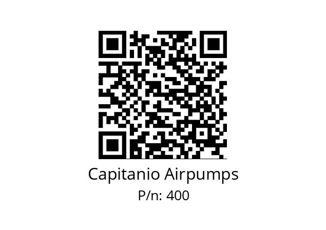   Capitanio Airpumps 400