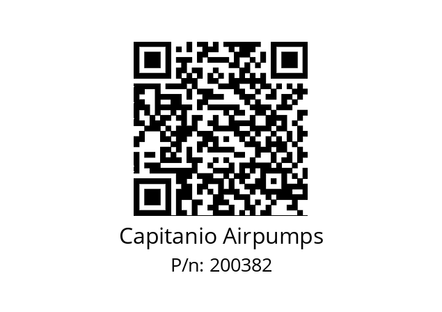   Capitanio Airpumps 200382