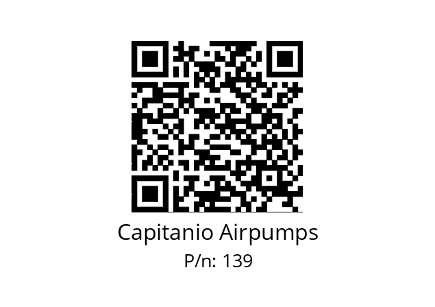   Capitanio Airpumps 139