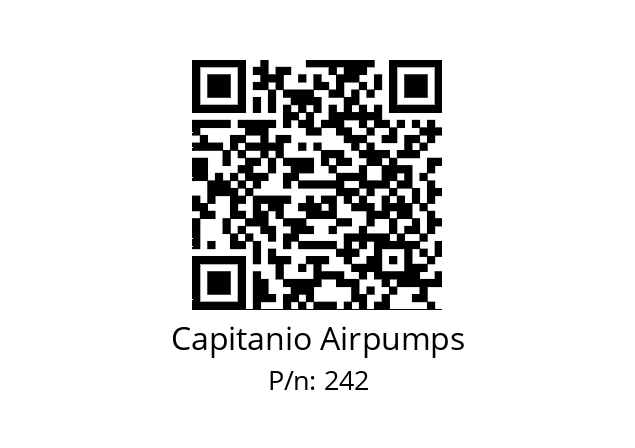   Capitanio Airpumps 242