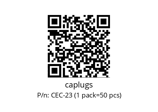   caplugs CEC-23 (1 pack=50 pcs)