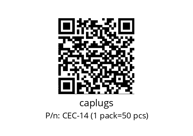   caplugs CEC-14 (1 pack=50 pcs)