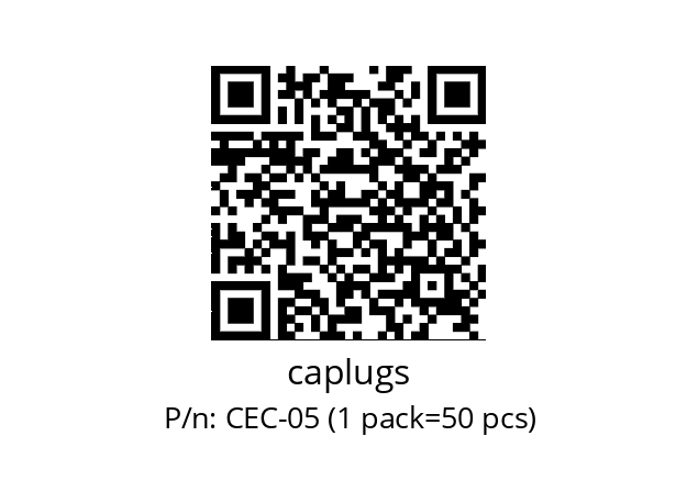   caplugs CEC-05 (1 pack=50 pcs)