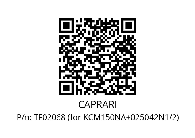   CAPRARI TF02068 (for KCM150NA+025042N1/2)