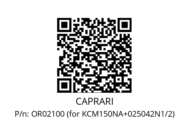   CAPRARI OR02100 (for KCM150NA+025042N1/2)