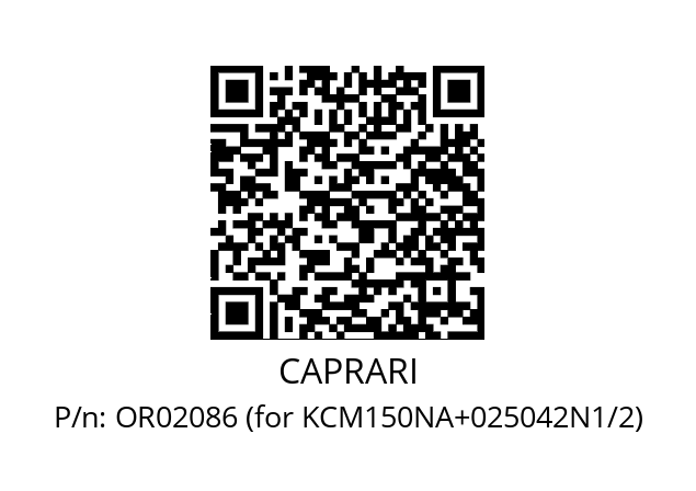   CAPRARI OR02086 (for KCM150NA+025042N1/2)