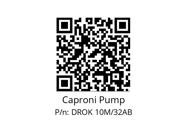   Caproni Pump DROK 10M/32AB