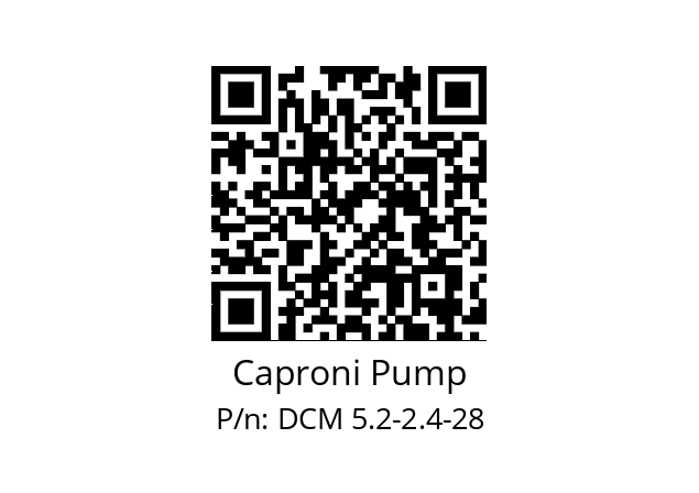   Caproni Pump DCM 5.2-2.4-28