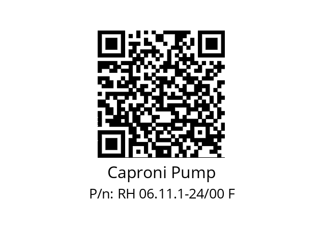   Caproni Pump RH 06.11.1-24/00 F