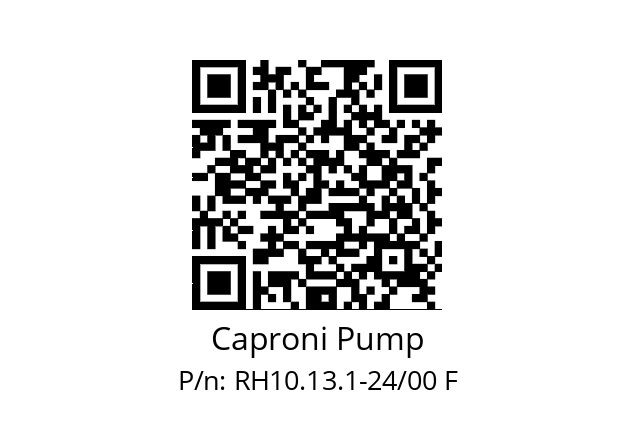   Caproni Pump RH10.13.1-24/00 F