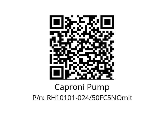   Caproni Pump RH10101-024/50FC5NOmit