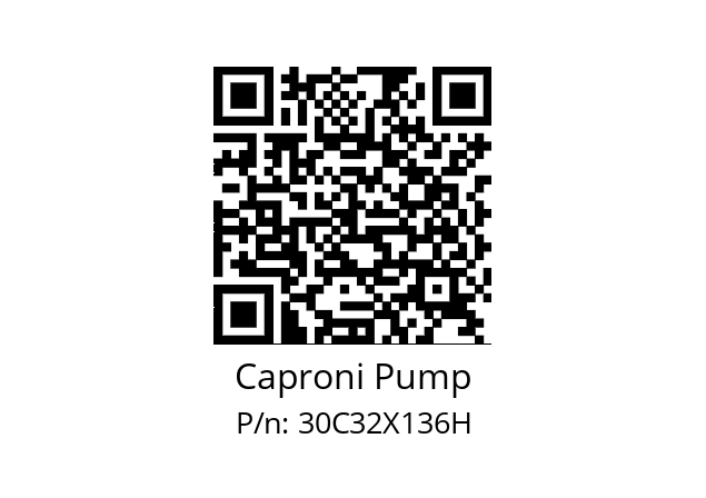   Caproni Pump 30C32X136H