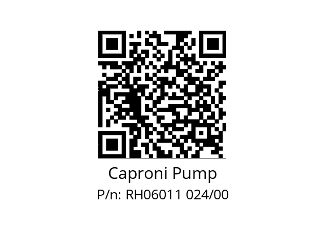   Caproni Pump RH06011 024/00