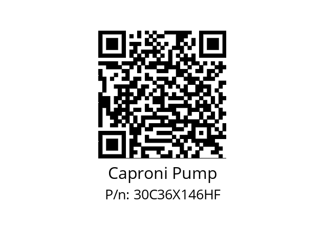   Caproni Pump 30C36X146HF