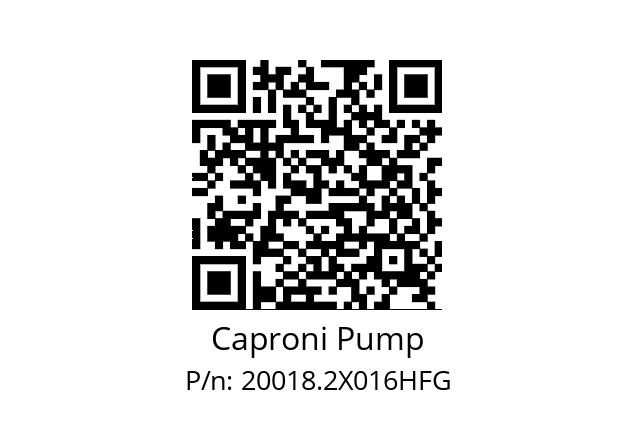   Caproni Pump 20018.2X016HFG