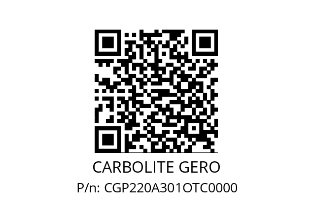   CARBOLITE GERO CGP220A301OTC0000