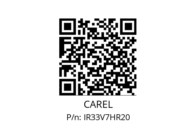   CAREL IR33V7HR20