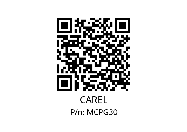   CAREL MCPG30