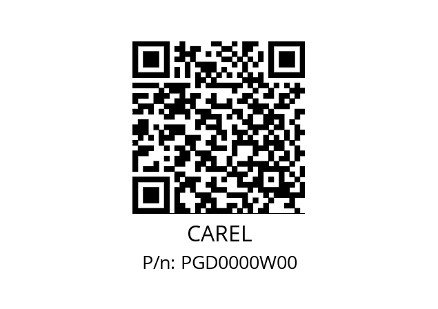   CAREL PGD0000W00