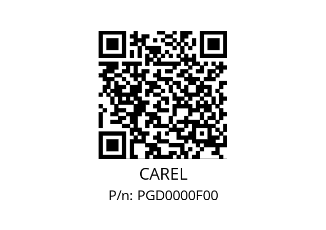   CAREL PGD0000F00