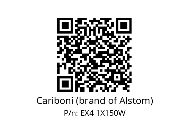   Cariboni (brand of Alstom) EX4 1X150W