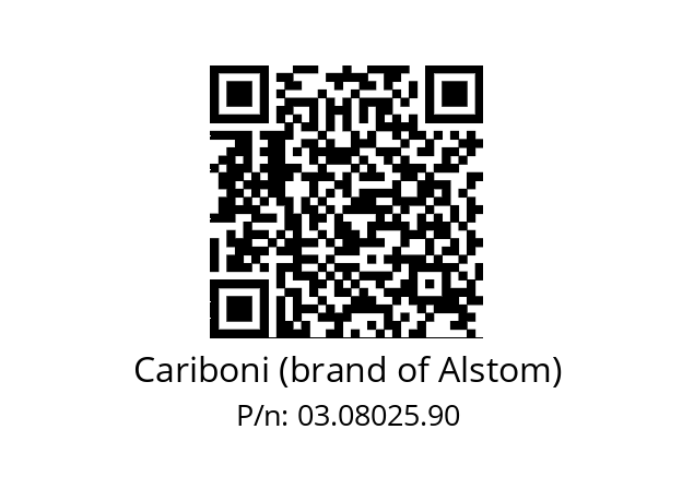   Cariboni (brand of Alstom) 03.08025.90