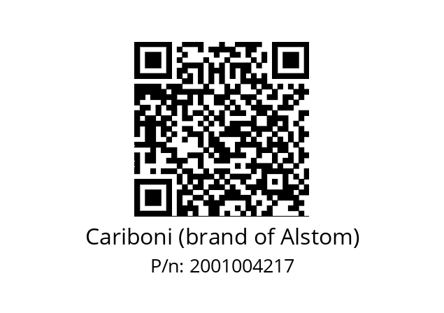   Cariboni (brand of Alstom) 2001004217