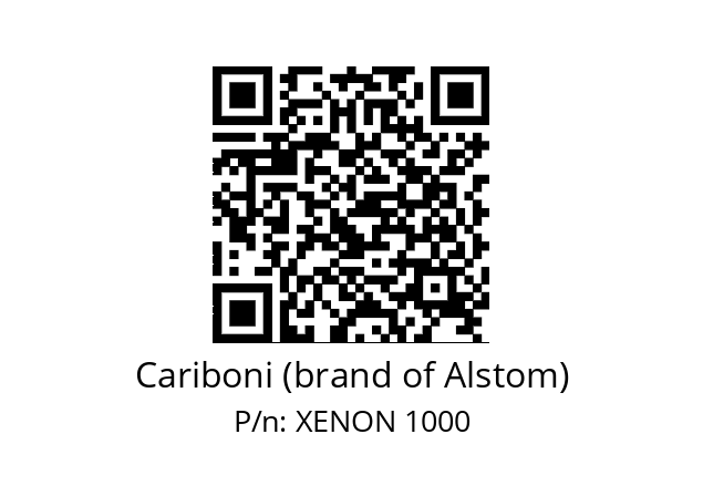   Cariboni (brand of Alstom) XENON 1000