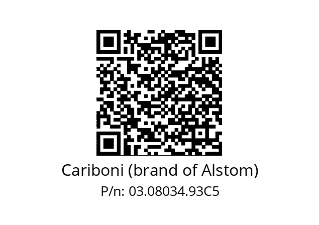   Cariboni (brand of Alstom) 03.08034.93C5