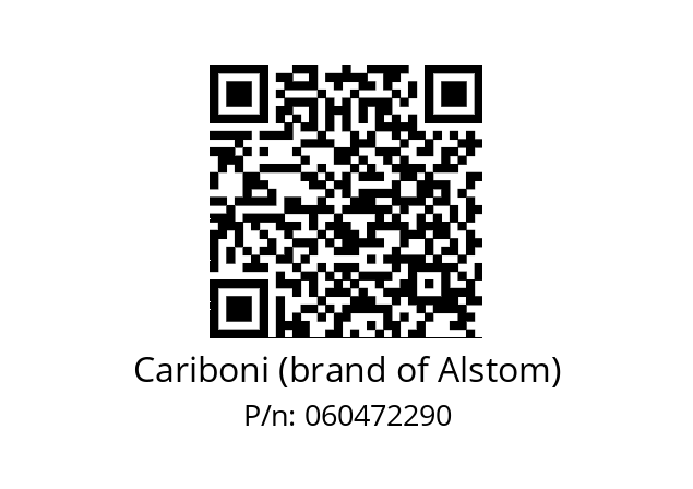   Cariboni (brand of Alstom) 060472290