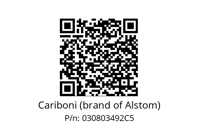   Cariboni (brand of Alstom) 030803492C5