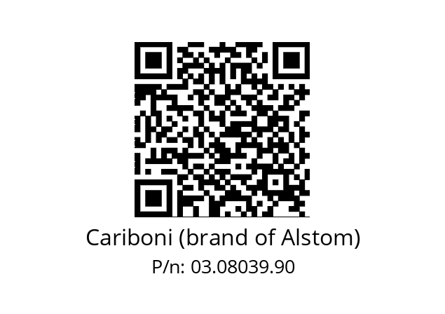   Cariboni (brand of Alstom) 03.08039.90