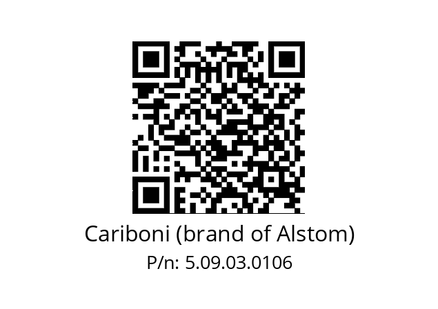   Cariboni (brand of Alstom) 5.09.03.0106