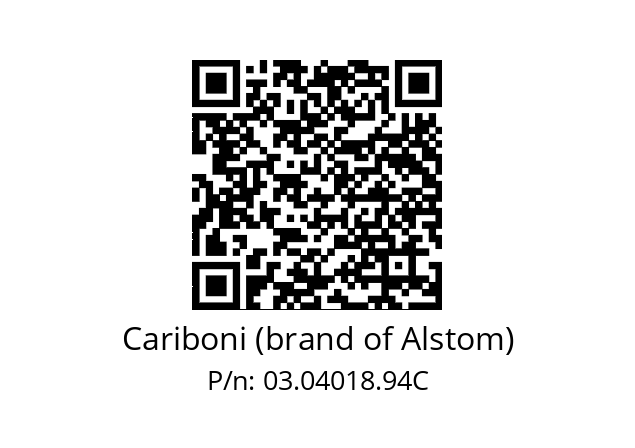   Cariboni (brand of Alstom) 03.04018.94C