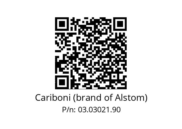   Cariboni (brand of Alstom) 03.03021.90