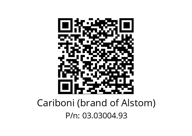   Cariboni (brand of Alstom) 03.03004.93