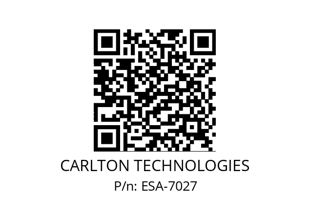   CARLTON TECHNOLOGIES ESA-7027