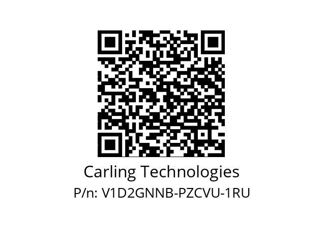   Carling Technologies V1D2GNNB-PZCVU-1RU