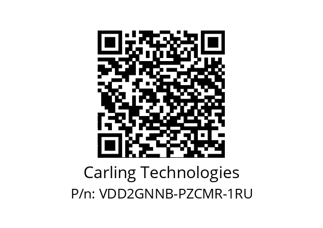   Carling Technologies VDD2GNNB-PZCMR-1RU