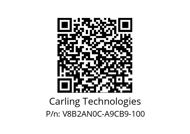   Carling Technologies V8B2AN0C-A9CB9-100