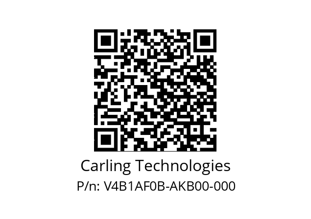   Carling Technologies V4B1AF0B-AKB00-000