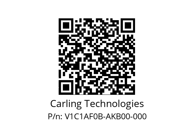   Carling Technologies V1C1AF0B-AKB00-000