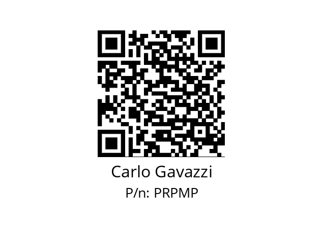   Carlo Gavazzi PRPMP